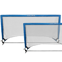 Square 2 x 1 Meter Pop Up Goals Pair & Carry Bag