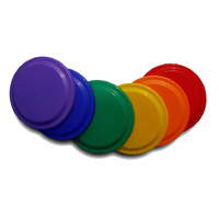 Frisbee 23cm set of 6 colours