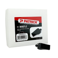 Black Whistle no Lanyard - pack of 12