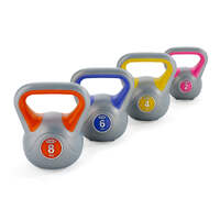 Vinyl Kettlebell Set (2kg, 4kg, 6kg, 8kg)